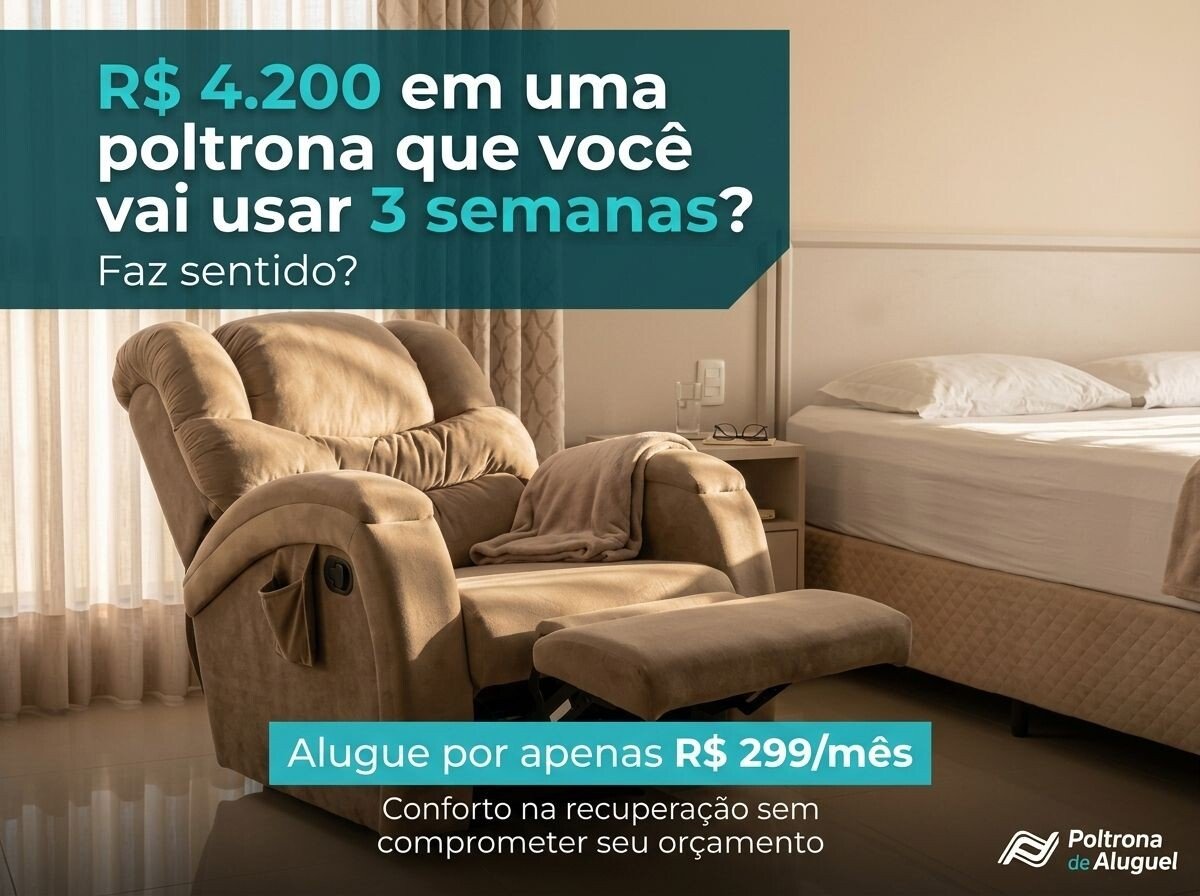 Aluguel de Poltronas Pós-Cirúrgicas (Foto+Logo)