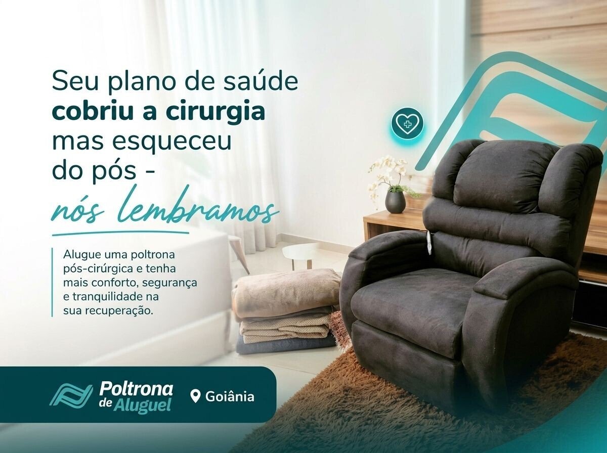 Aluguel de Poltronas Pós-Cirúrgicas (Foto+Logo)